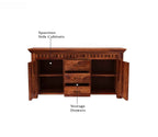 Adolph Sheesham Wood Sideboard and Cabinet