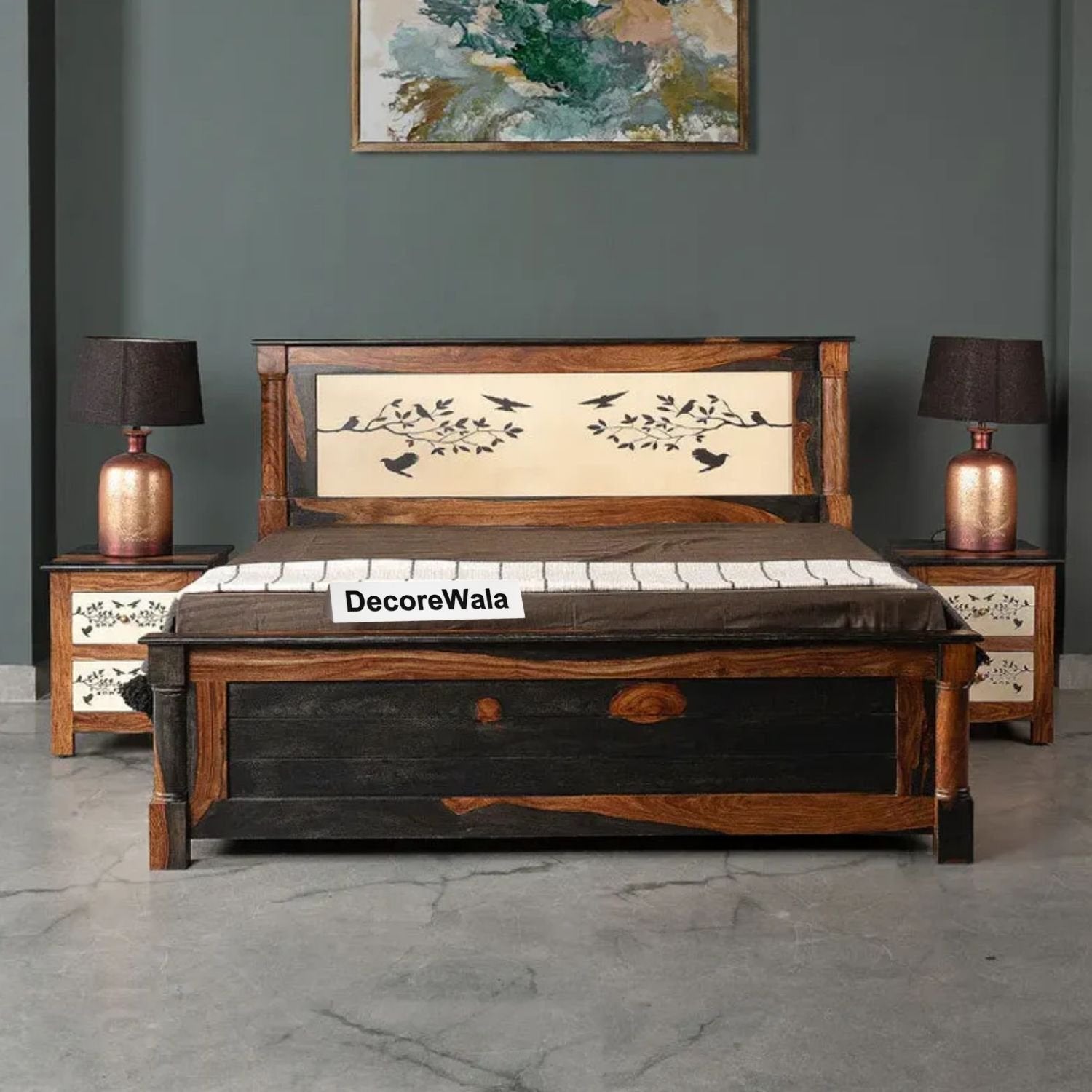 Snooza Solid Wood Hydraulic Storage Bed