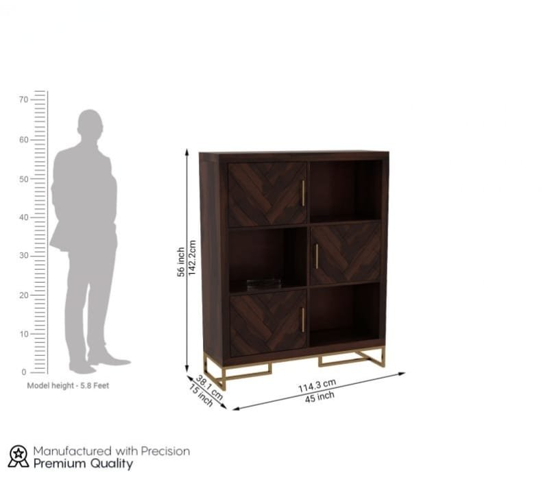 Stackver Solid Wood BookShelf