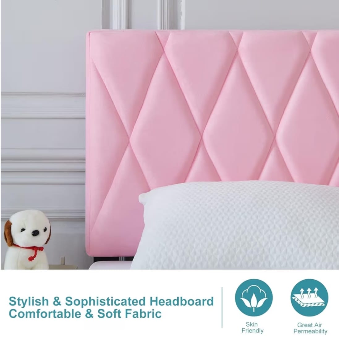 Dream Luxury Upholstered Bed – Premium Comfort & Elegant Design