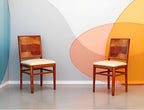  wooden dining chair set.