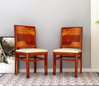  wooden dining chair set.