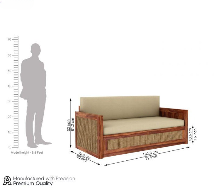wooden sofa cum bed