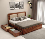 Slumbra Premium Sheesham Wood Bed