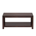 Caffiero Solid Sheesham Wood Coffee Table