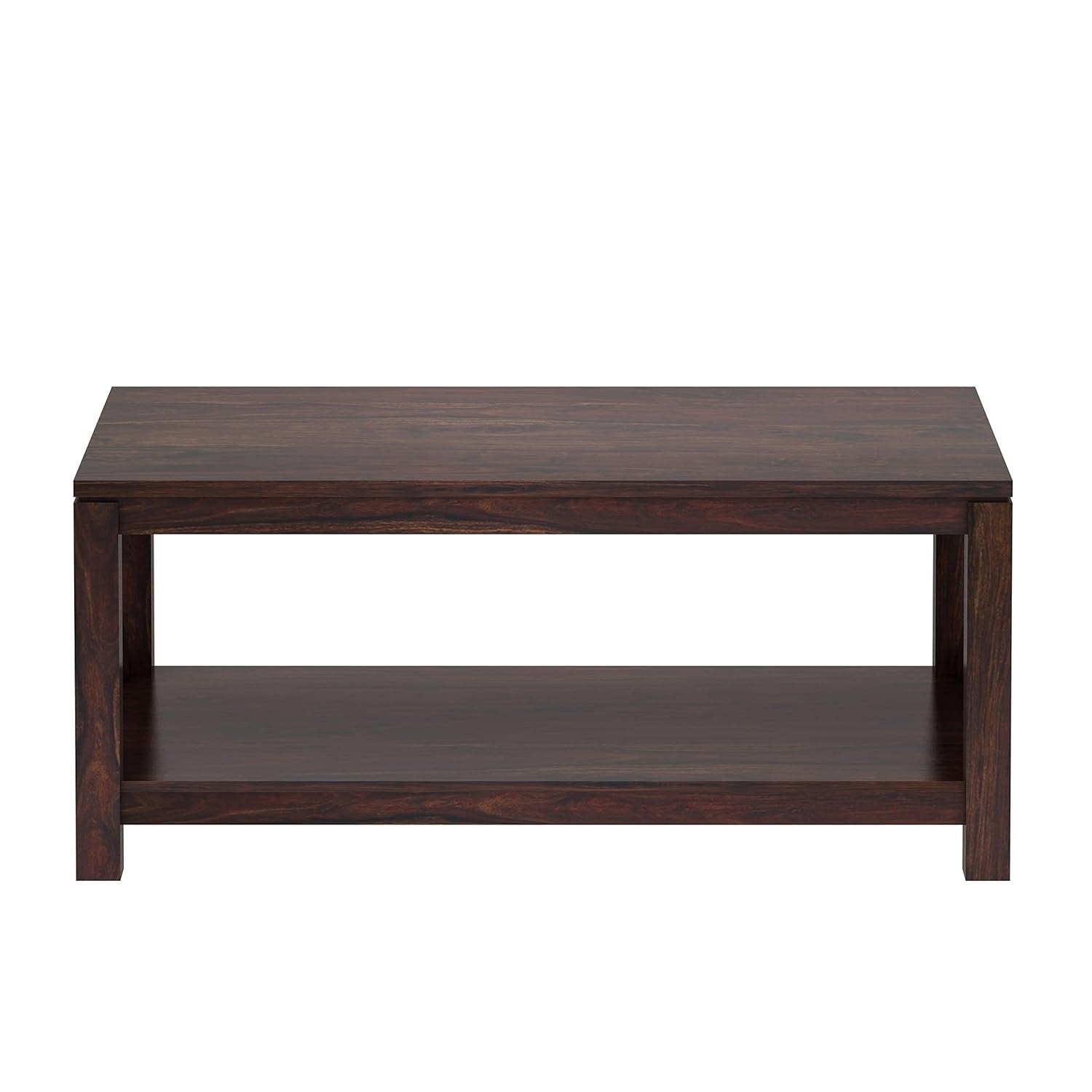 Caffiero Solid Sheesham Wood Coffee Table