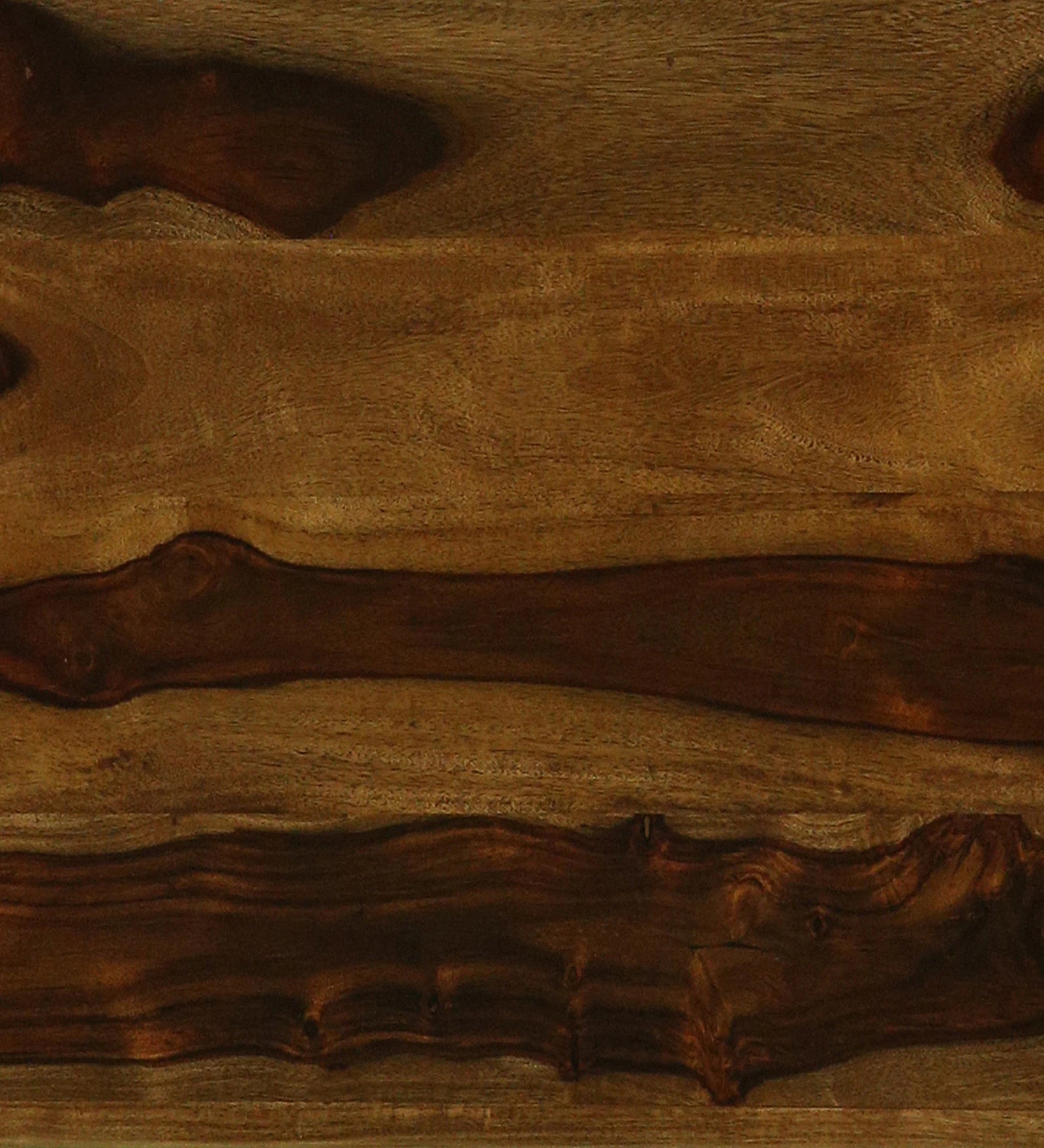 Rustic Wooden Bed With Storage