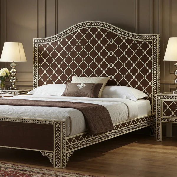 MoonRest Luxury Handcrafted Patterned Bed Frame