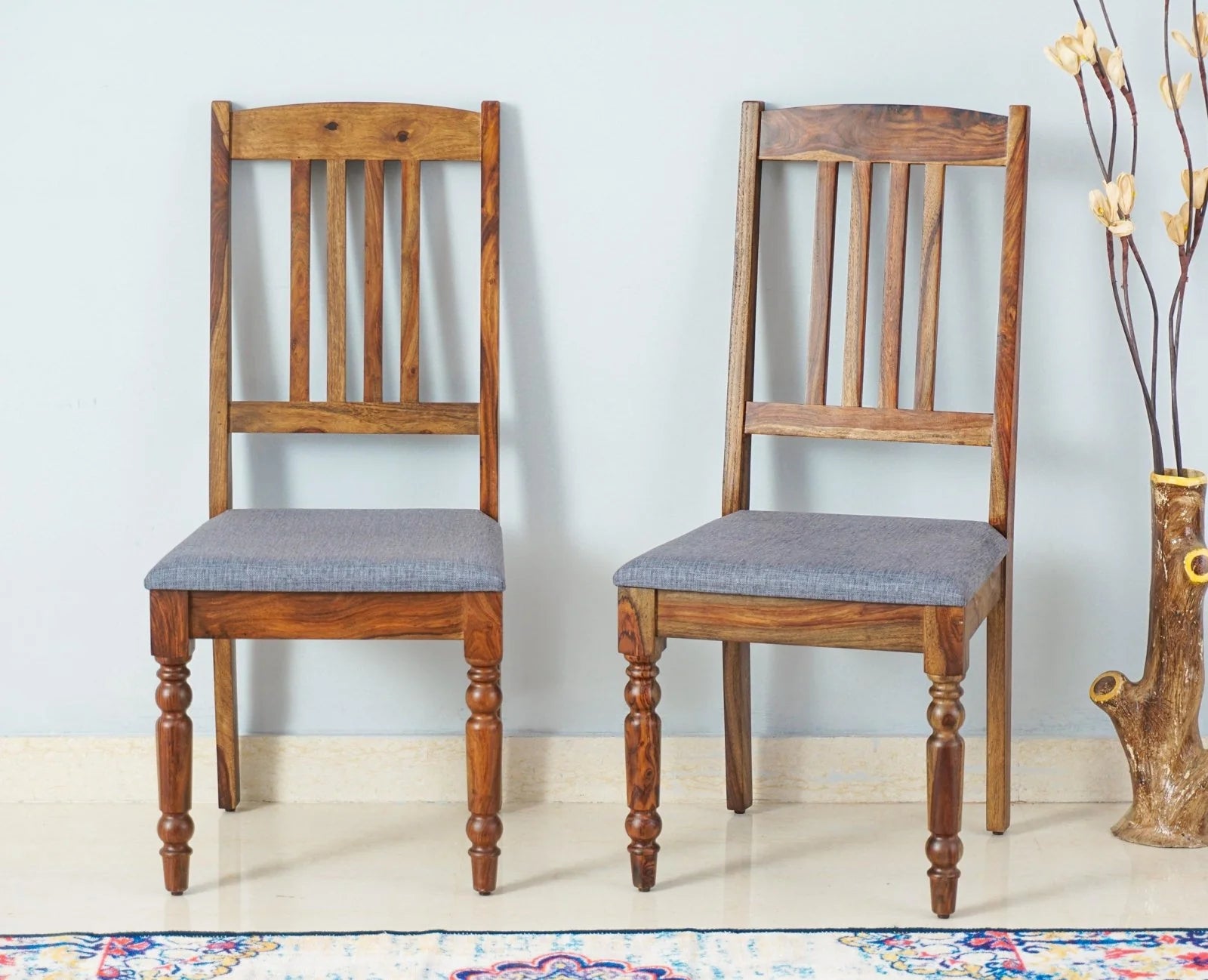 Restino Solid Wood Dining Chair Set