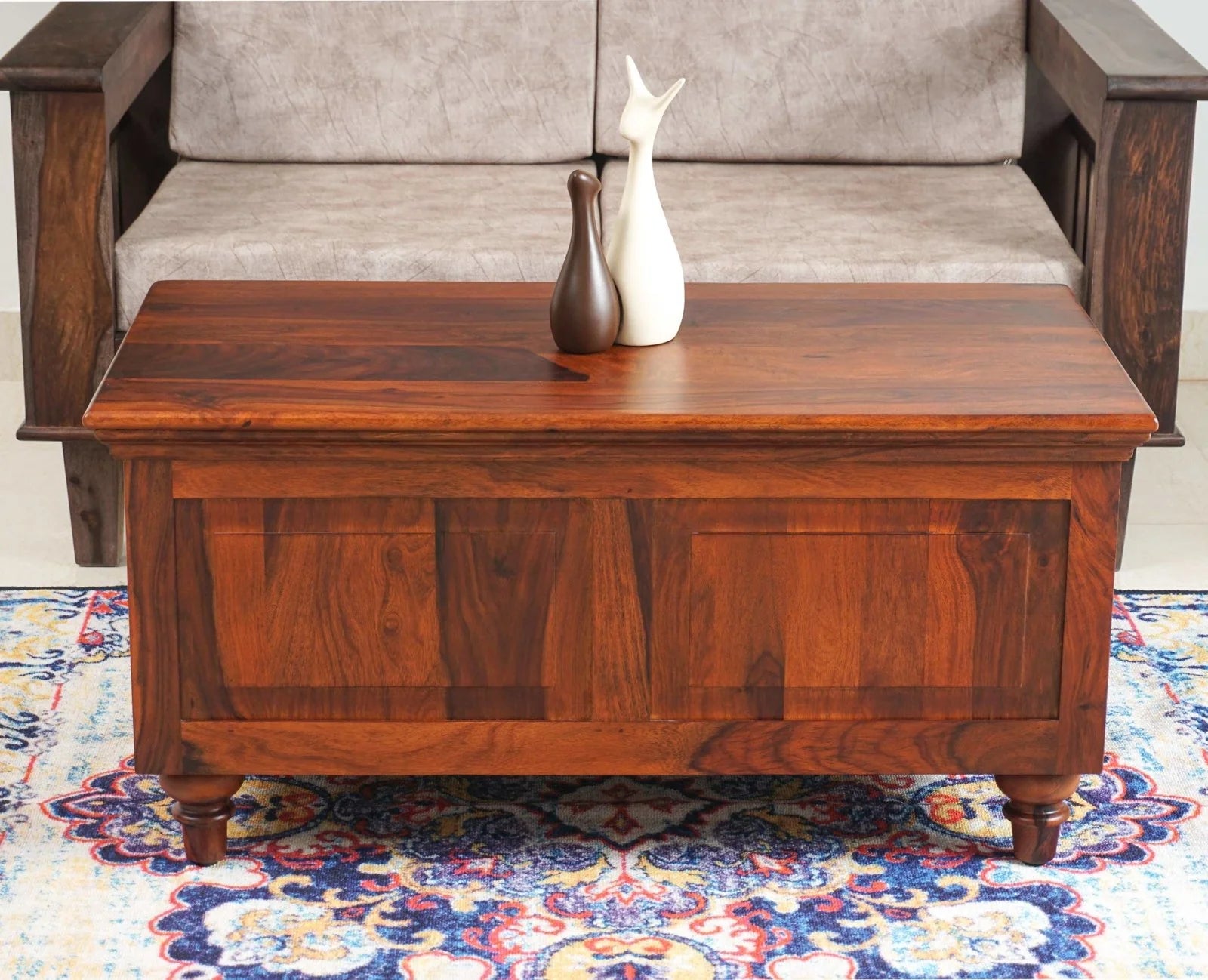 Pinewish Solid Wood  Trunk Box