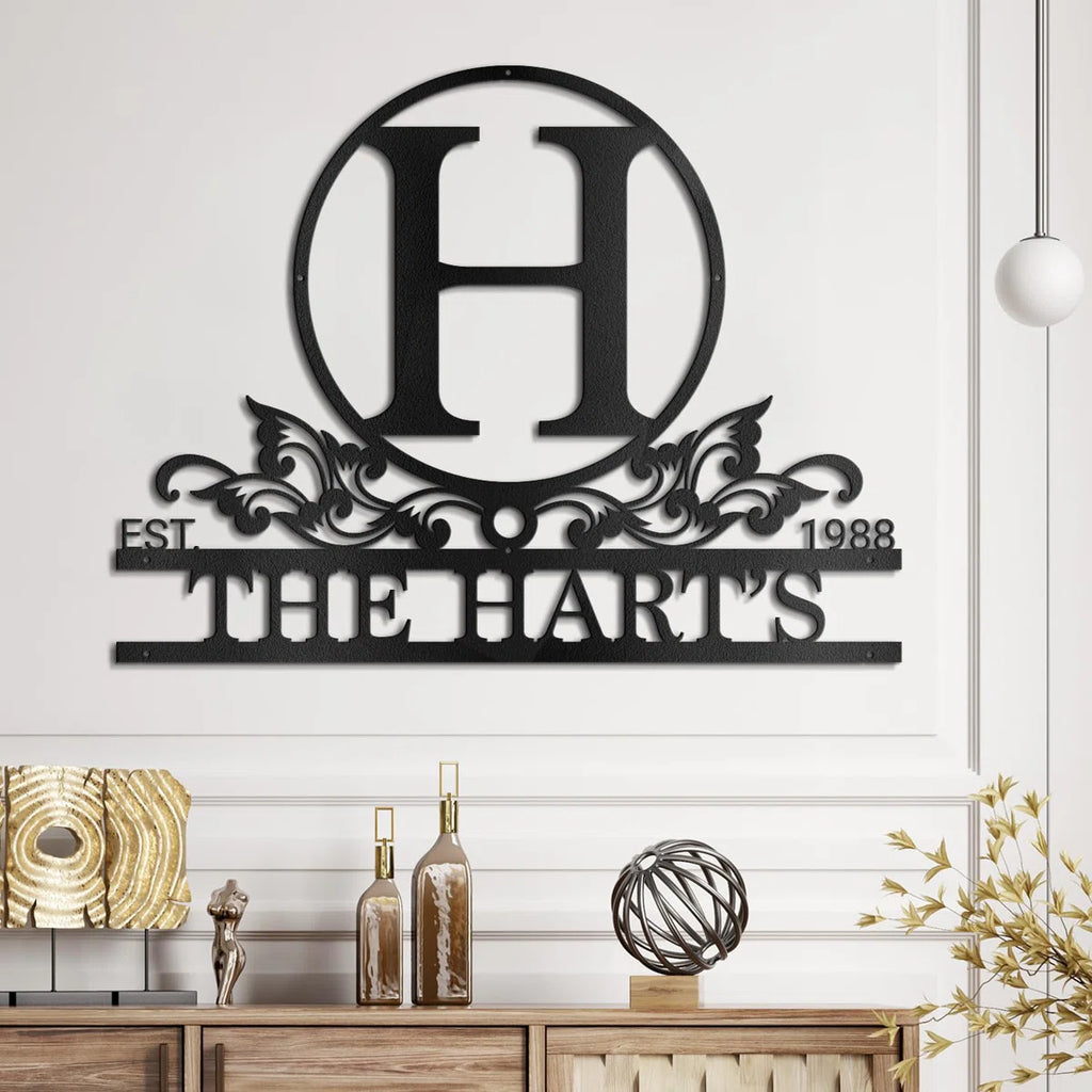Metal Custom Name Letter Signs, Unique Family Gift Wall Accent, Personalize Cabin Outdoor Wall Décor