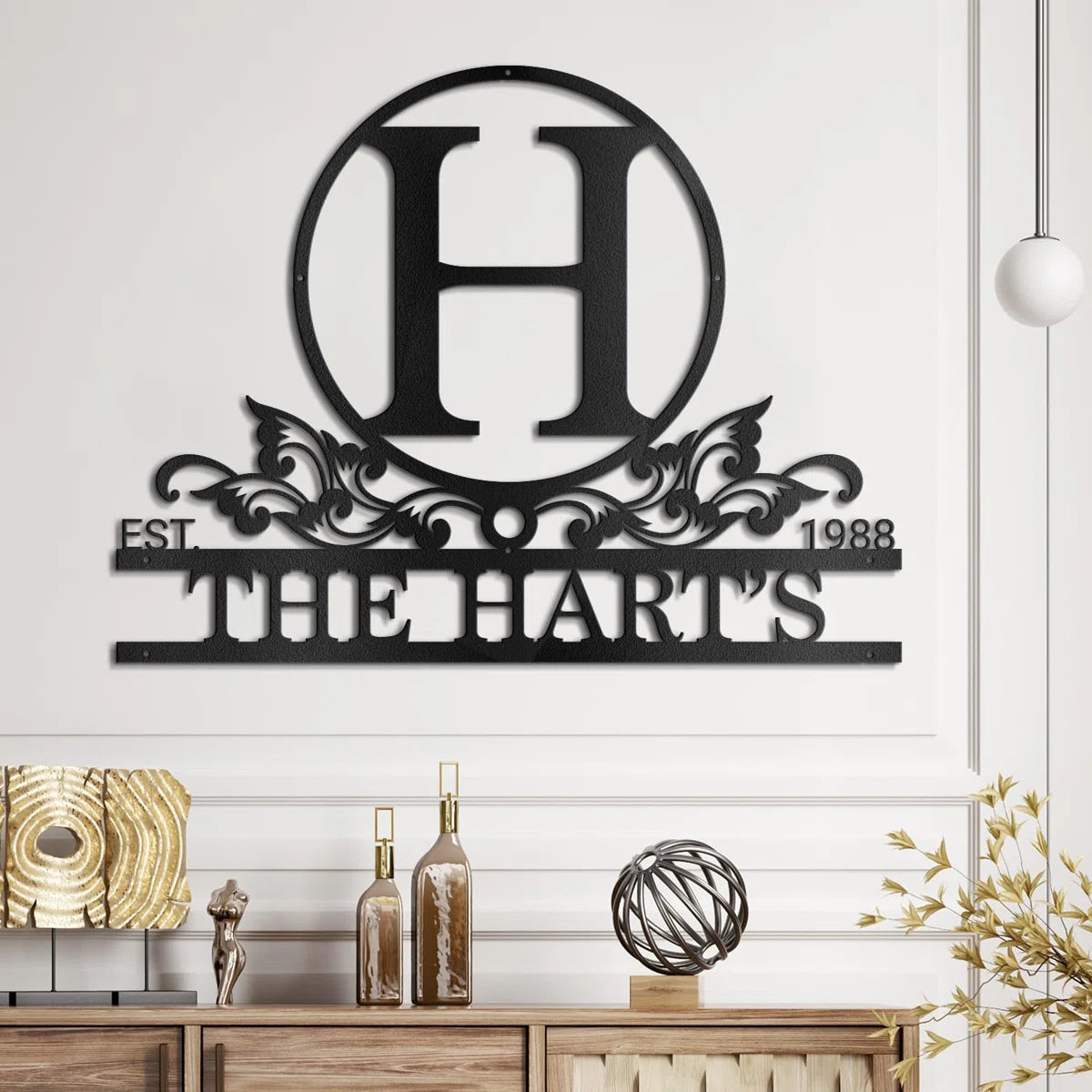 Metal Custom Name Letter Signs, Unique Family Gift Wall Accent, Personalize Cabin Outdoor Wall Décor
