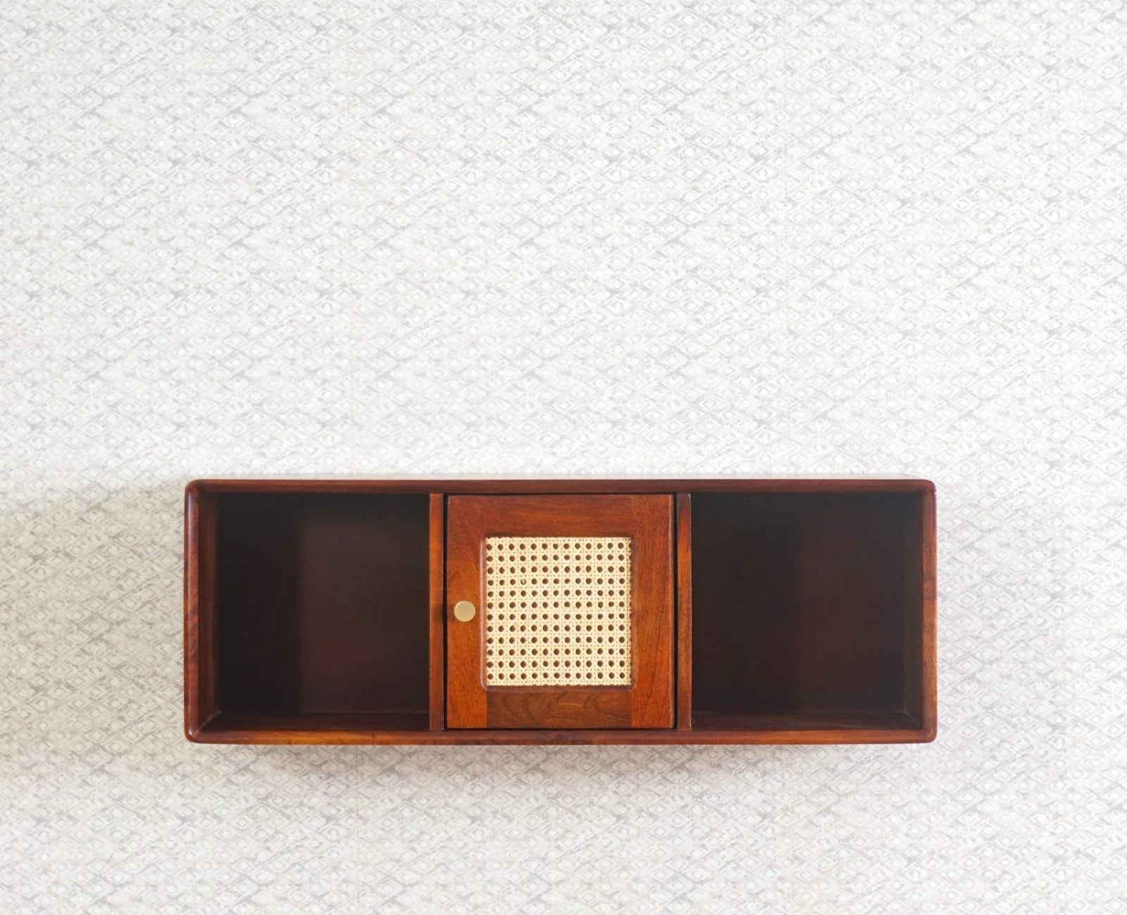 Cozyra Solid Wood One Door Wall Shelf