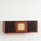Cozyra Solid Wood One Door Wall Shelf