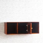 Cozyra Solid Wood One Door Wall Shelf