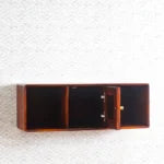 Cozyra Solid Wood One Door Wall Shelf