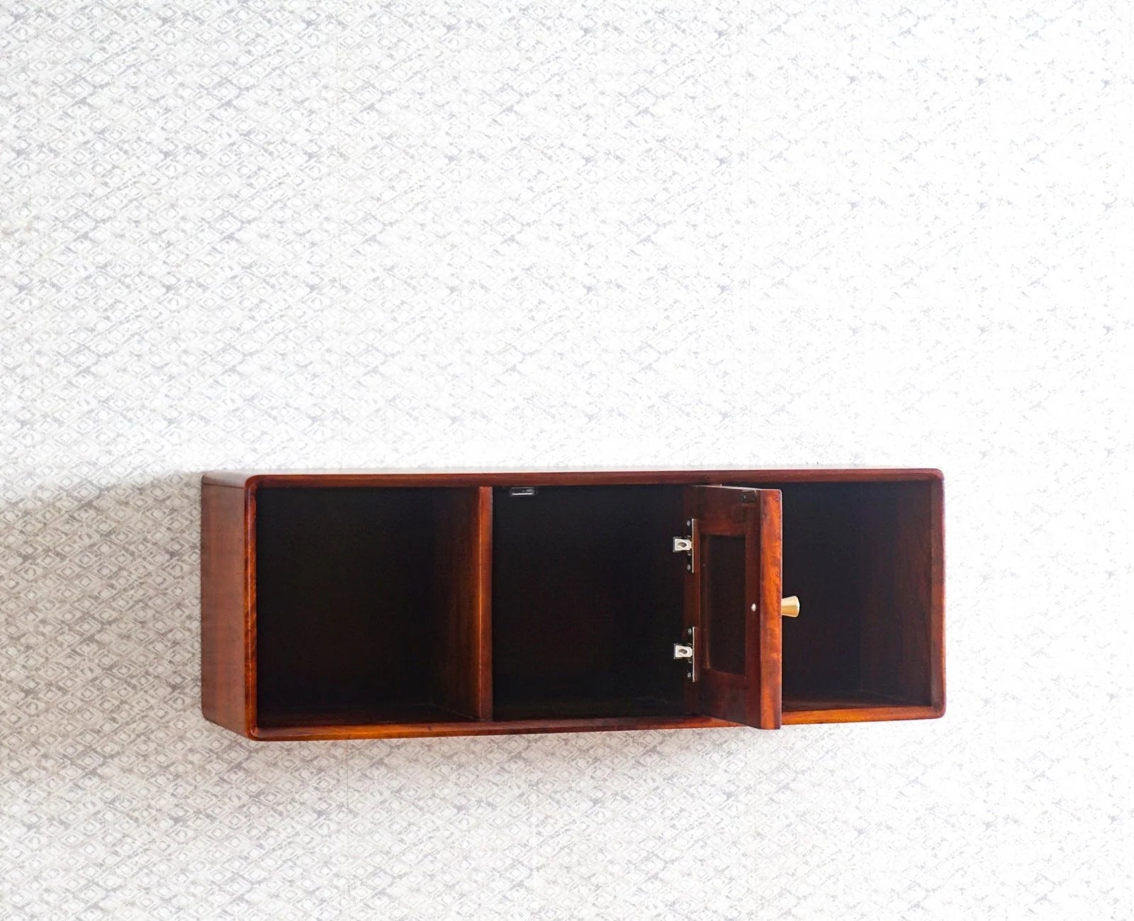 Cozyra Solid Wood One Door Wall Shelf