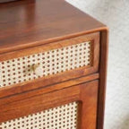 Maplenza Solid Wood Shoe Rack Cabinet