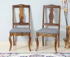 Varnesia Sheesham Wood Dining Chair Set