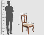 Varnesia Sheesham Wood Dining Chair Set
