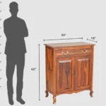 Polivene Sheesham Wood Shoe Rack
