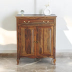 Polivene Sheesham Wood Shoe Rack