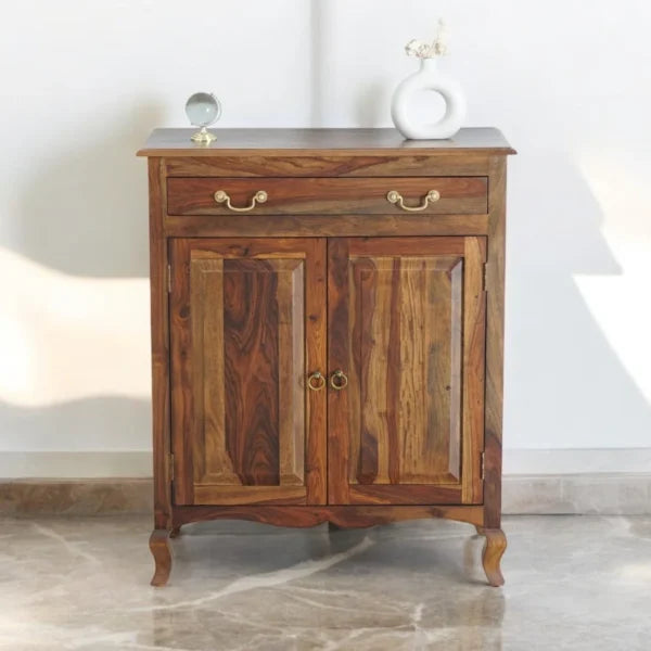 Polivene Sheesham Wood Shoe Rack