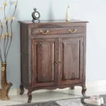 Polivene Sheesham Wood Shoe Rack