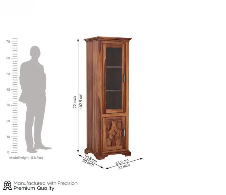 Craftory Single Door Crockery Unit