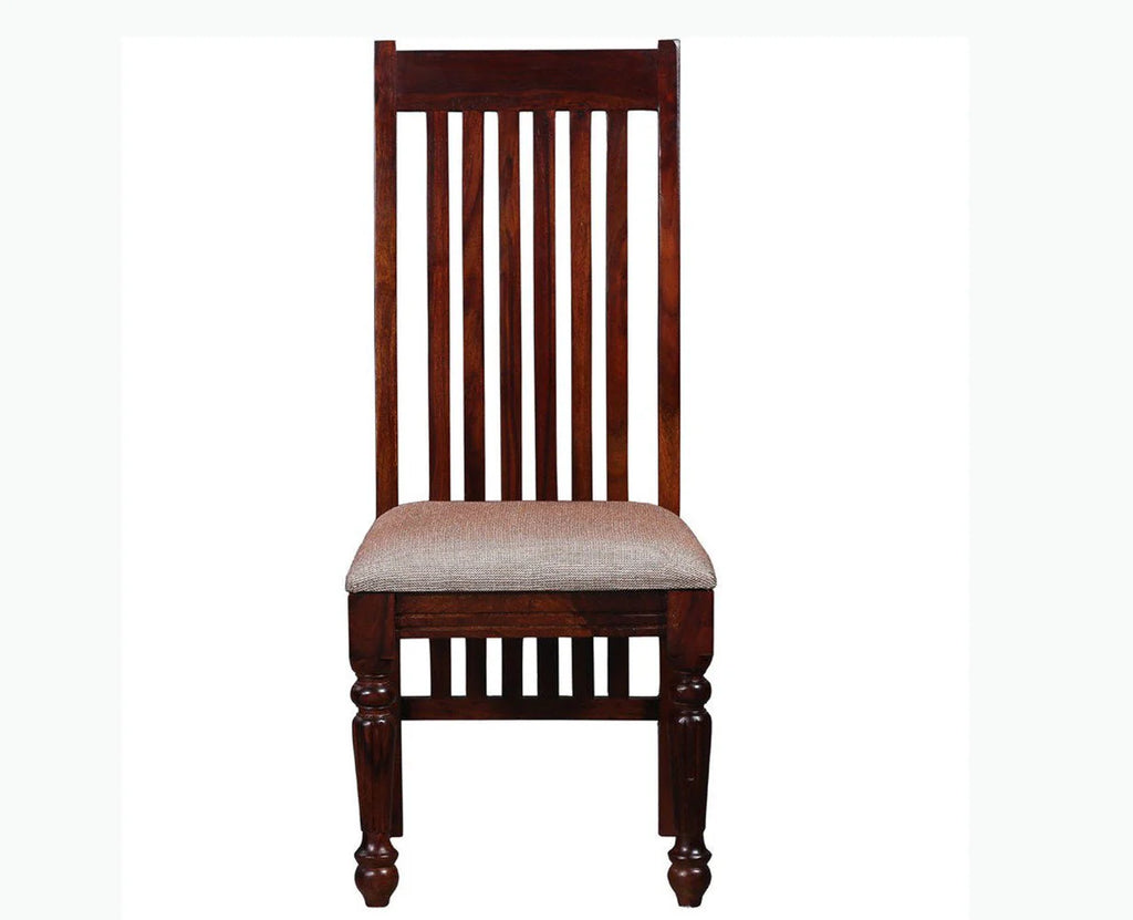 Reclino Sheesham Wood Dining Chair Set Of Two