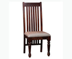 Reclino Sheesham Wood Dining Chair Set Of Two