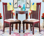 Reclino Sheesham Wood Dining Chair Set Of Two