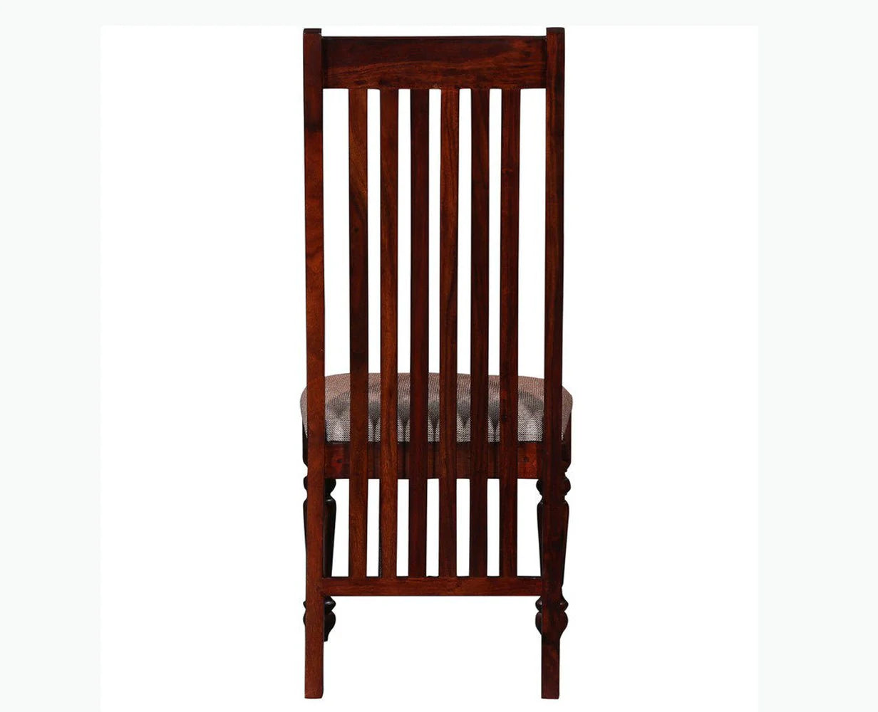Reclino Sheesham Wood Dining Chair Set Of Two