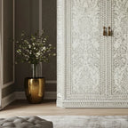 SpaceWoven  Bone Inlay Two-Door Wardrobe | Luxury Handmade Wardrobe
