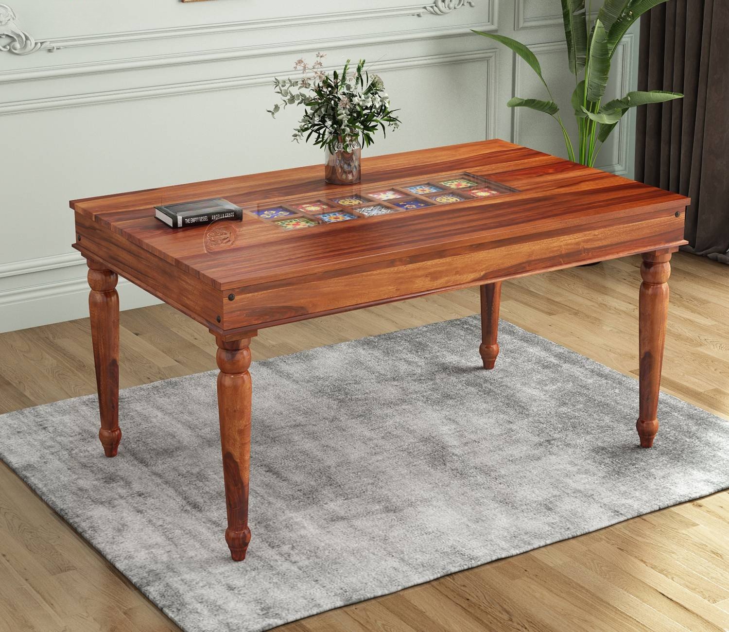 Boho 6 Seater Dining Table Set