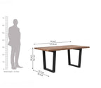 Live Edge 6 Seater Dining Set