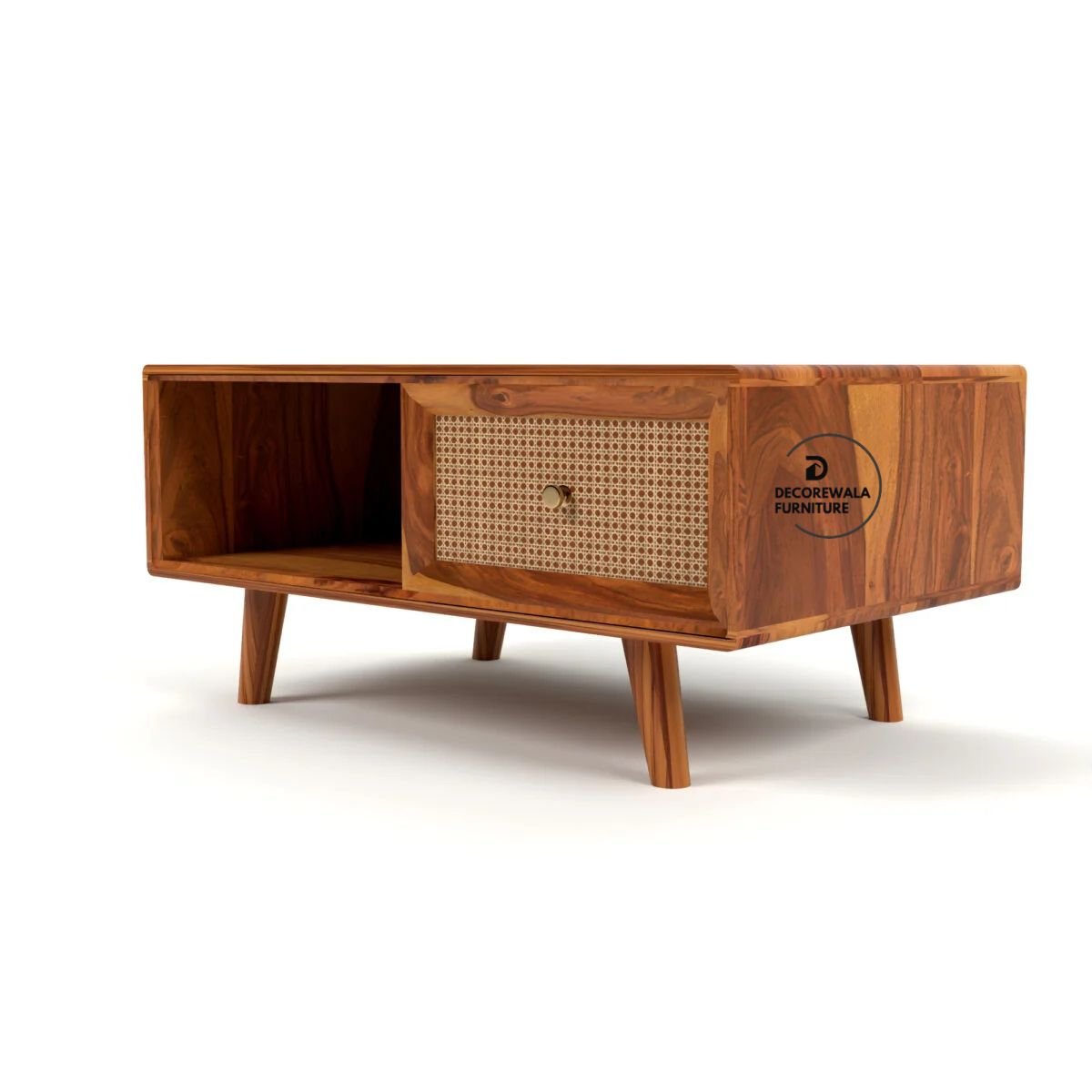 Cablera Solid Wood Drawer Coffee Table