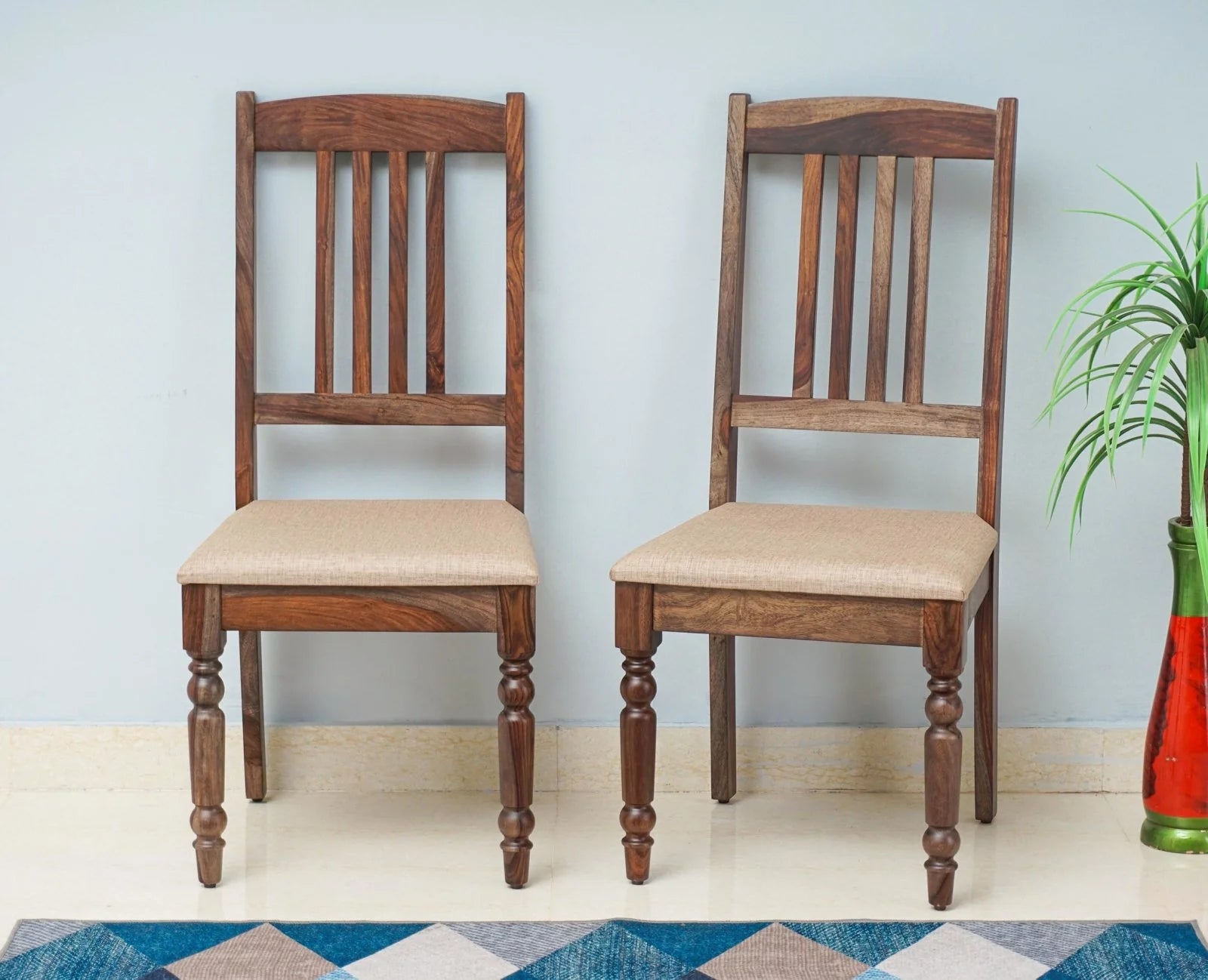 Restino Solid Wood Dining Chair Set