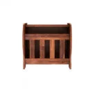 Elegant Wooden Magazine Rack for Living Room