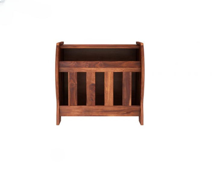 Elegant Wooden Magazine Rack for Living Room
