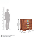 Boho 4-Drawer Wooden Chest Of Drawers