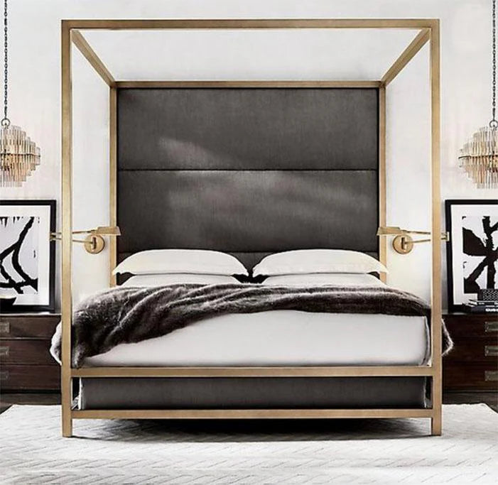 Madrano Solid Wood Bed