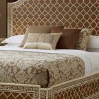 MoonRest Luxury Brown and Ivory Inlaid Bed