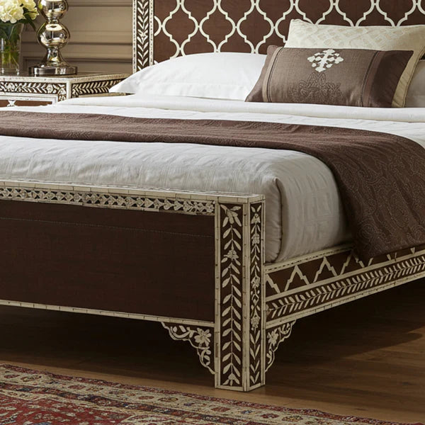 MoonRest Luxury Handcrafted Patterned Bed Frame