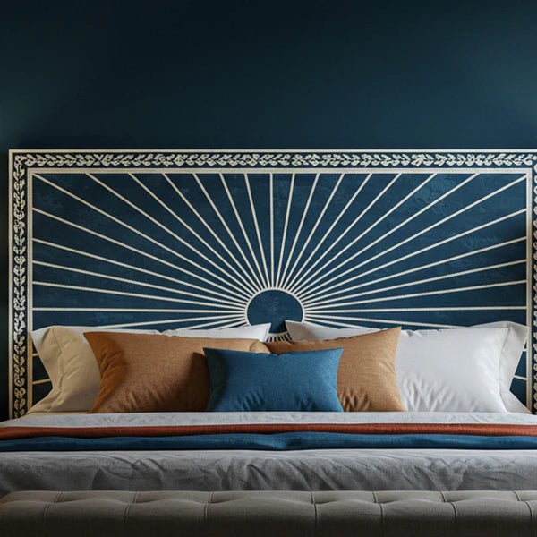 MoonRest Luxury Sunburst Inlay Bed