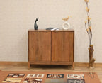 Varnix Solid Wood Shoe Rack Two Door