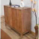 Varnix Solid Wood Shoe Rack Two Door