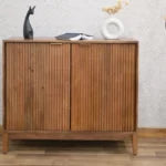 Varnix Solid Wood Shoe Rack Two Door