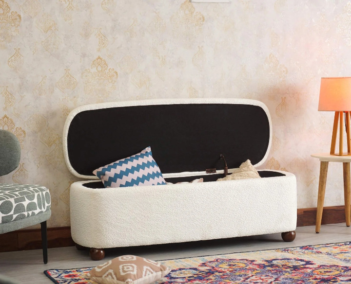 Pebble Soft Storage Bench Trunk Box