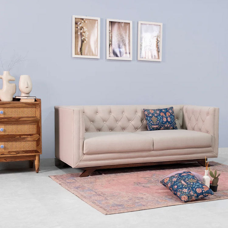 Situne 2 Seater Sofa In Premium lethrite Fabric